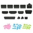 thumbnail image 1 of Uxcell 13pcs/Set Silicone Anti-Dust Port Stopper Plug Cover for PC Laptop Notebook Computers (4 Sets), 1 of 5