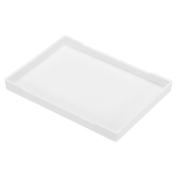 Uxcell 13x9" Fast Food Tray, Plastic Multi-Purpose Rectangle Serving Tray for Restaurant Home Kitchen, White