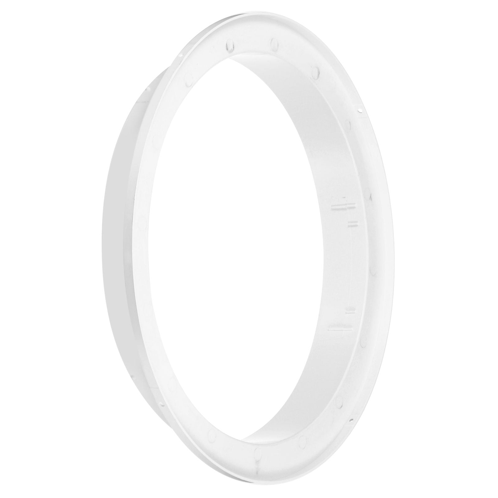 Uxcell 14 to 10 Inch Duct Reducer, 1Pcs ABS Air Duct Adapter HAVC Pipe Connector Dryer Vent Adapter Increaser Reducer for Inline Ventilation System, White (150mm to 100mm)