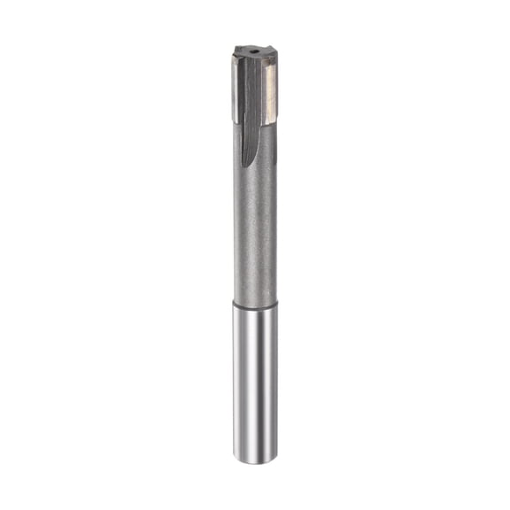 Uxcell 14.1mm H7 C1/K30 Tungsten Carbide Tip Straight Flutes Lathe Machine Chucking Reamer