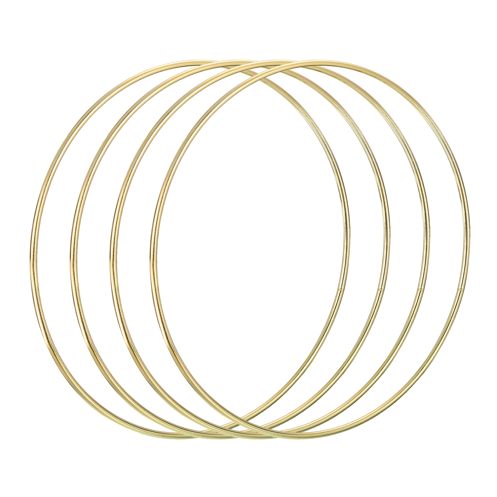 Uxcell 14 Inch Metal Floral Hoop Wreath Macrame Crafts Rings for DIY ...