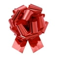 thumbnail image 1 of Uxcell Metallic Large Big Pull Bow Gift Wrapping Bows Ribbon for Wedding Car Presents Christmas Red 14 inch, 1 of 7