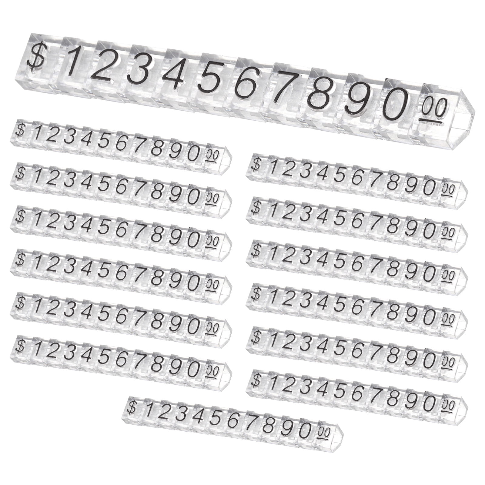 14Set Price Display Cube, Price Tag Stand Removable Mini Tag for ...