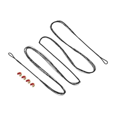 PATIKIL Bow String Replacement,12 Strands Recurve Bowstring For AMO 50 Traditional Recurve Bow Black