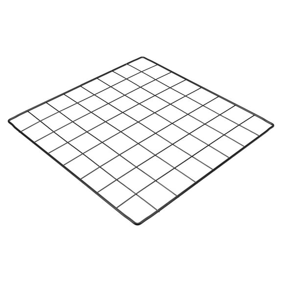 Uxcell 14"x14" Wire Grid Panel, 2 Pack Wall Grid Panels Board Photo Display Decor Hanging Organizer, Black