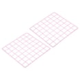 thumbnail image 1 of Uxcell 14"x14" Wire Grid Panel, 2 Pack Wall Grid Panels Board Photo Display Decor Hanging Organizer, Pink, 1 of 5