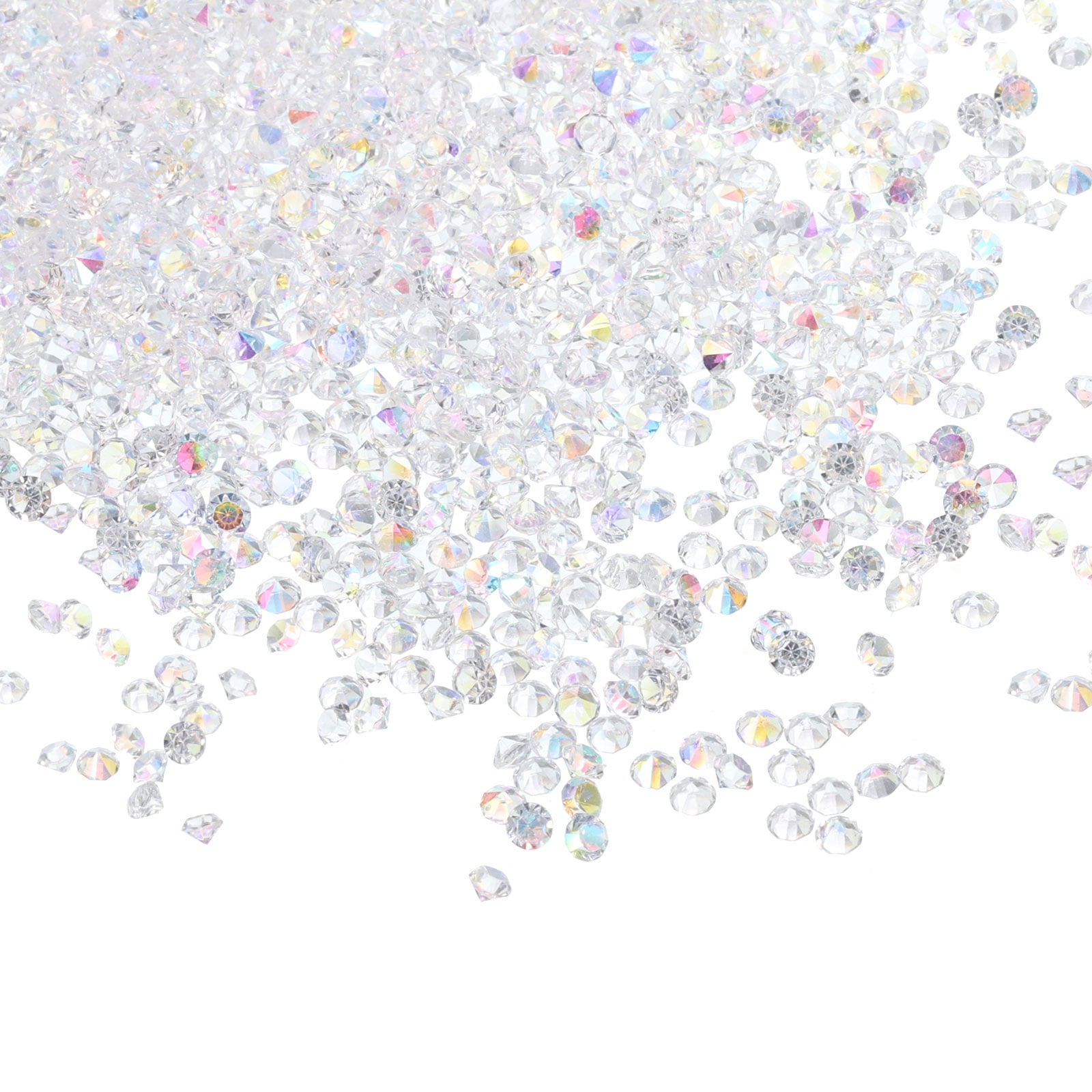 Clear Acrylic Diamond Table Scatter for Wedding and Party Decorations
