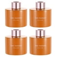 thumbnail image 1 of Uxcell 140ml Empty Glass Diffuser Bottle Fragrance Accessories for Replace Reed Diffuser 4 Pcs Orange Gold, 1 of 6