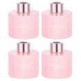 thumbnail image 1 of Uxcell 140ml Empty Glass Diffuser Bottle Fragrance Accessories for Replace Reed Diffuser 4 Pcs Pink Gold, 1 of 6