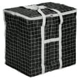 thumbnail image 1 of Uxcell 142L Capacity Storage Tote with Zippers Moving Tote Bags, Black, 1 of 6