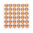 thumbnail image 1 of Uxcell 144 Pcs Heart Rhinestone 10mm Self Adhesive Gems Stickers Jewelry Stickers for Arts & Crafts, DIY Orange, 1 of 6