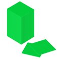 thumbnail image 1 of Uxcell 144Pack 0.8 x 0.8 Inch Mosaic Mirror Tiles, Small Green Self-Adhesive Glass Stickers, 1 of 6