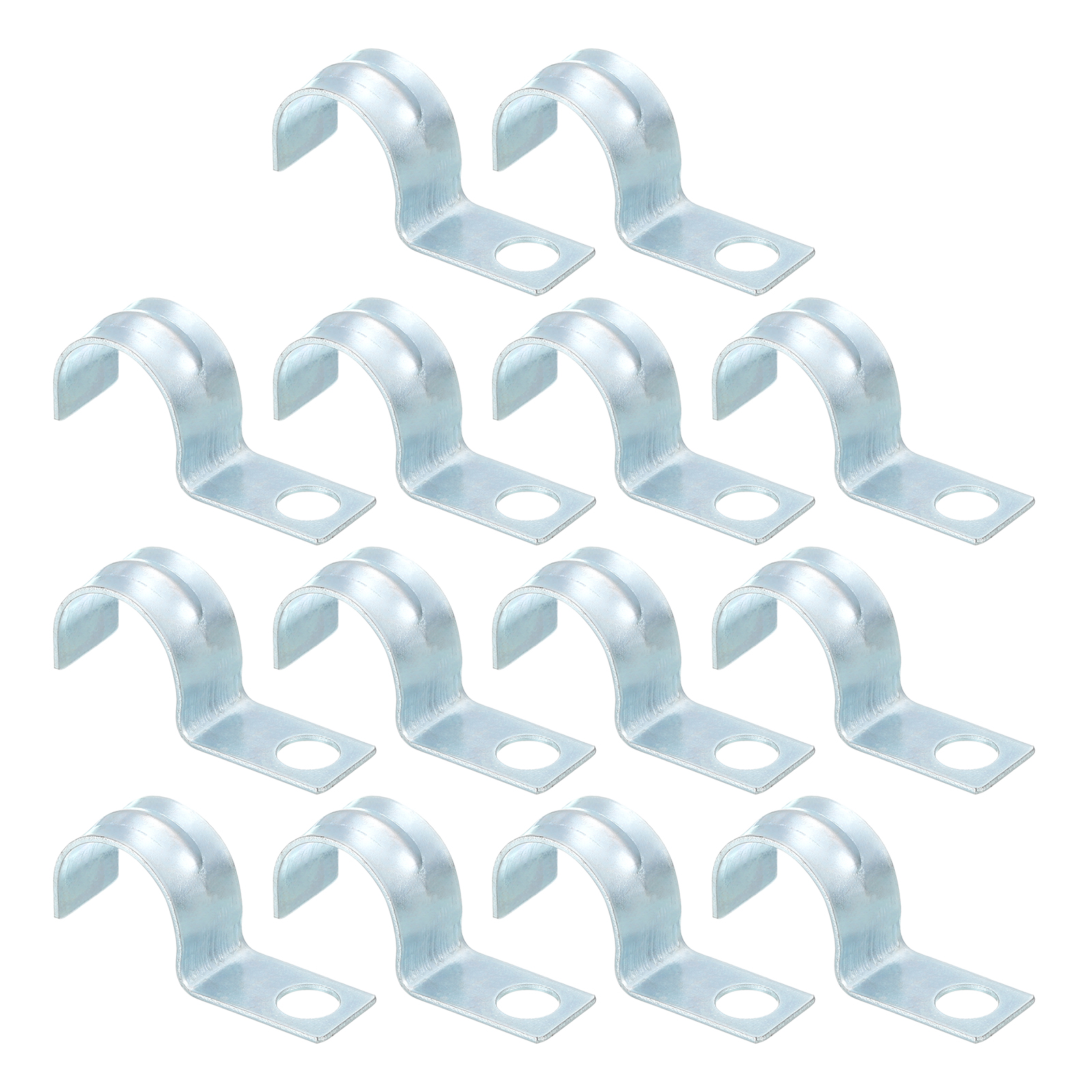 Hose Strap Uxcell 14Pcs Pipe Straps - Zinc Plated Iron Clamps For 18mm ...