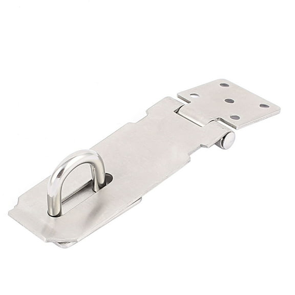 Uxcell 14cm Length Silver Tone Metal Door Cupboard Furniture Clasp Gate Lock