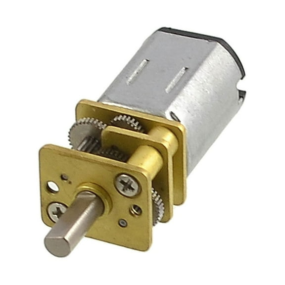 Uxcell 14mm DC 12V 0.06A 80RPM 5Kg.cm Gear Box Speed Reduce Mini Motor