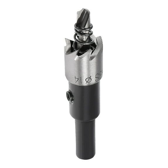 Uxcell 14mm HSS Hole Saw Drill Bit Opener for Stainless Steel Alloy Metal