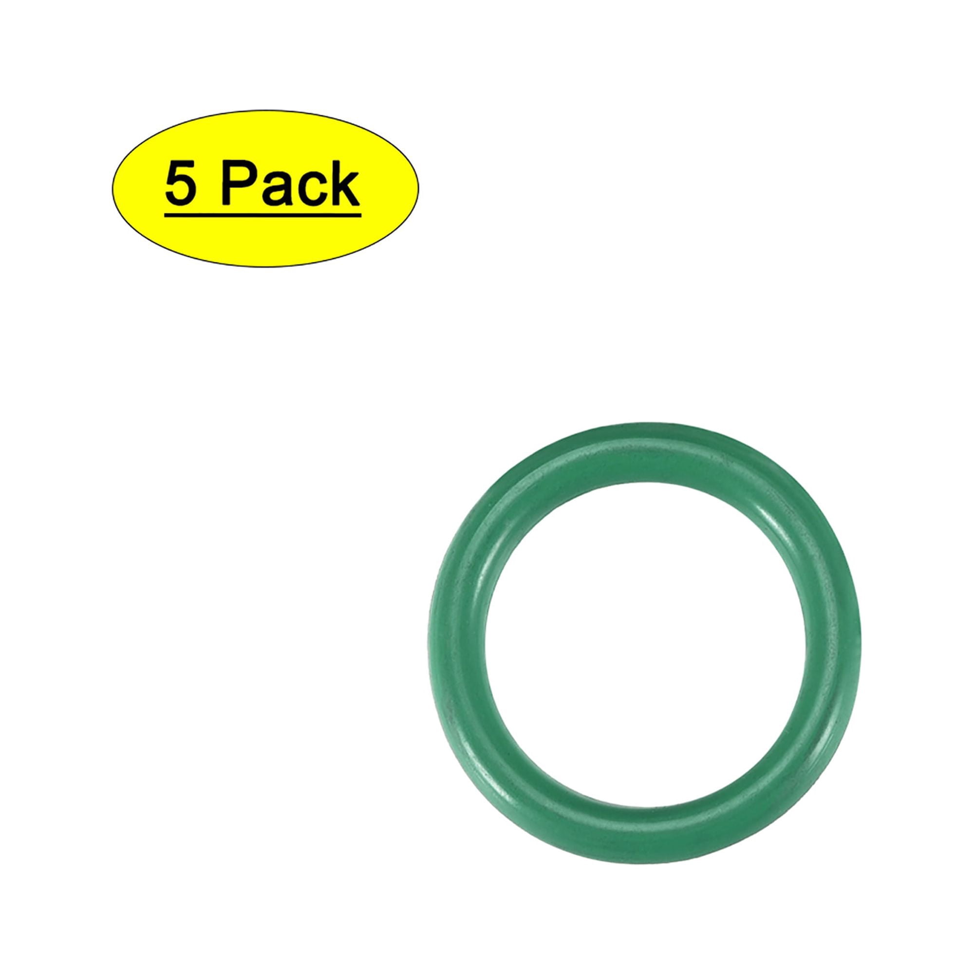 Uxcell Fluorine Rubber O-Rings – 36mm OD, 29mm ID, 3.5mm Width – Pack Of 10 Green FKM Seal Gaskets For Plumbing & Machinery