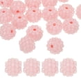 thumbnail image 1 of Uxcell 14mm Resin Rhinestone Clay Beads for Jewelry Making, 20 Pack, Pale Pink, 1 of 7