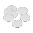 thumbnail image 1 of Uxcell 14mm Steel Disc, 100pcs Round Metal Stamping Blanks Tags Circle Metal Strike Plate DIY, 0.55in, 1 of 6