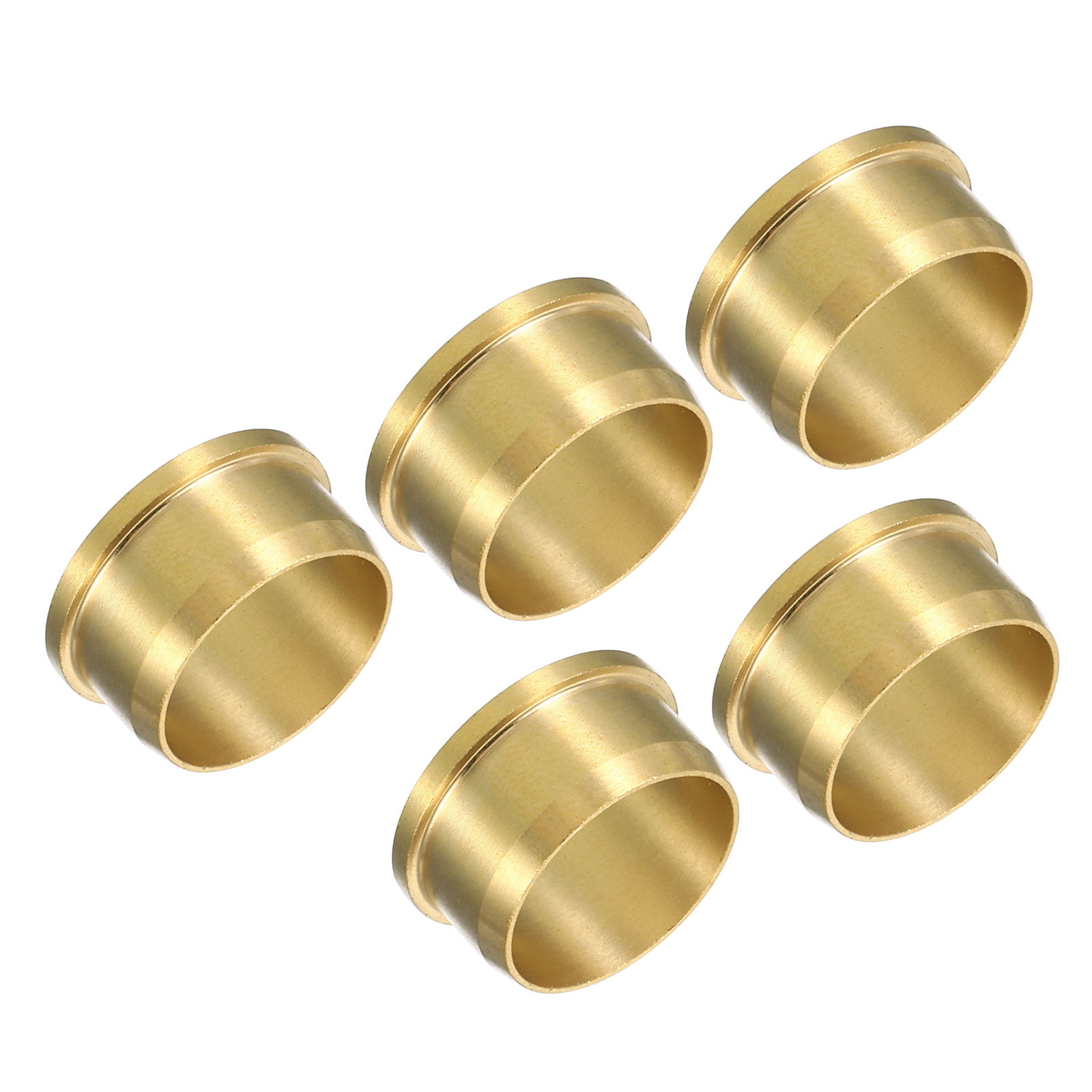 Uxcell 9mm Tube OD Brass Compression Sleeves Ferrules Brass Ferrule Fitting  30 Pack