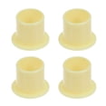 thumbnail image 1 of Uxcell 14mmx16mmx17mm Flanged Sleeve Bearings POM Wrapped Oilless Bushings Yellow 4 Pack, 1 of 5