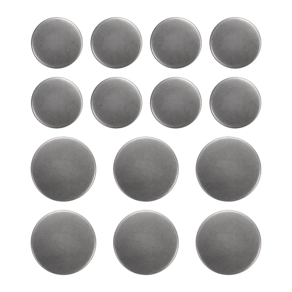Uxcell 14pcs Metal Round Buttons 20/25mm Brass Sewing Craft Buttons, Gun