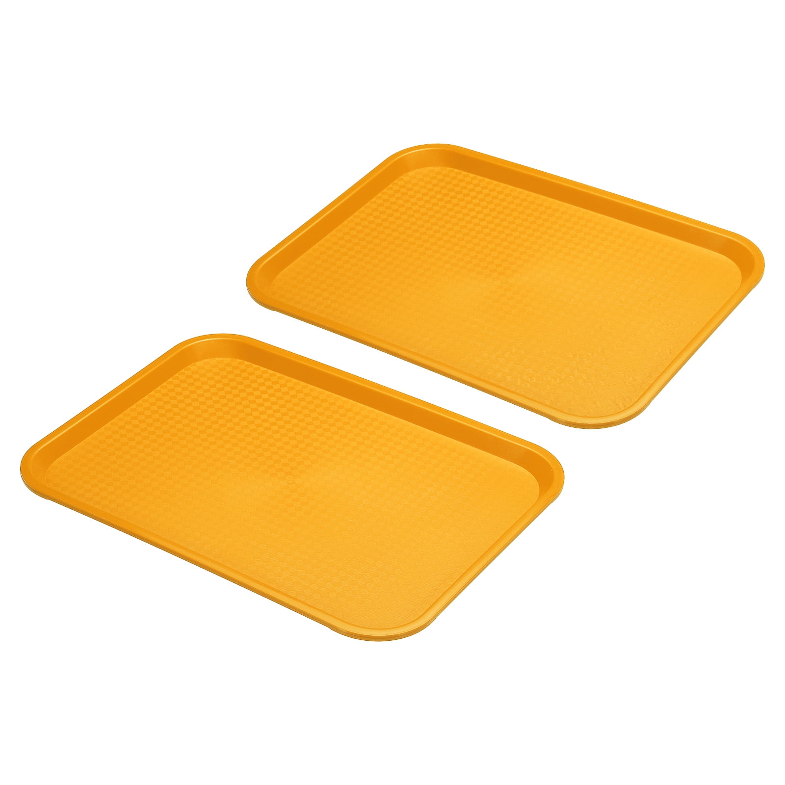 Uxcell 14x11 Fast Food Tray, 2 Pack PP Plastic Multi-Purpose