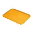 thumbnail image 1 of Uxcell 14x11" Fast Food Tray, PP Plastic Multi-Purpose Rectangle Serving Tray for Restaurant Home Kitchen, Yellow, 1 of 5