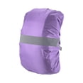thumbnail image 1 of Uxcell 15-25L Waterproof Backpack Rain Cover with Reflective Strap XS Purple, 1 of 6
