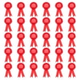 thumbnail image 1 of Uxcell 15.5 x 8 cm Polyester Blank Award Ribbon Prize Ribbon Award Medal Winner Ribbon for Parties 30 Pcs Red, 1 of 5