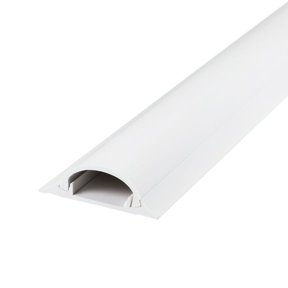 Uxcell 15.7"Lx1.8"Wx0.6"H Cable Raceway Cord Cover Wire Hider Channel on Wall 3 Pack