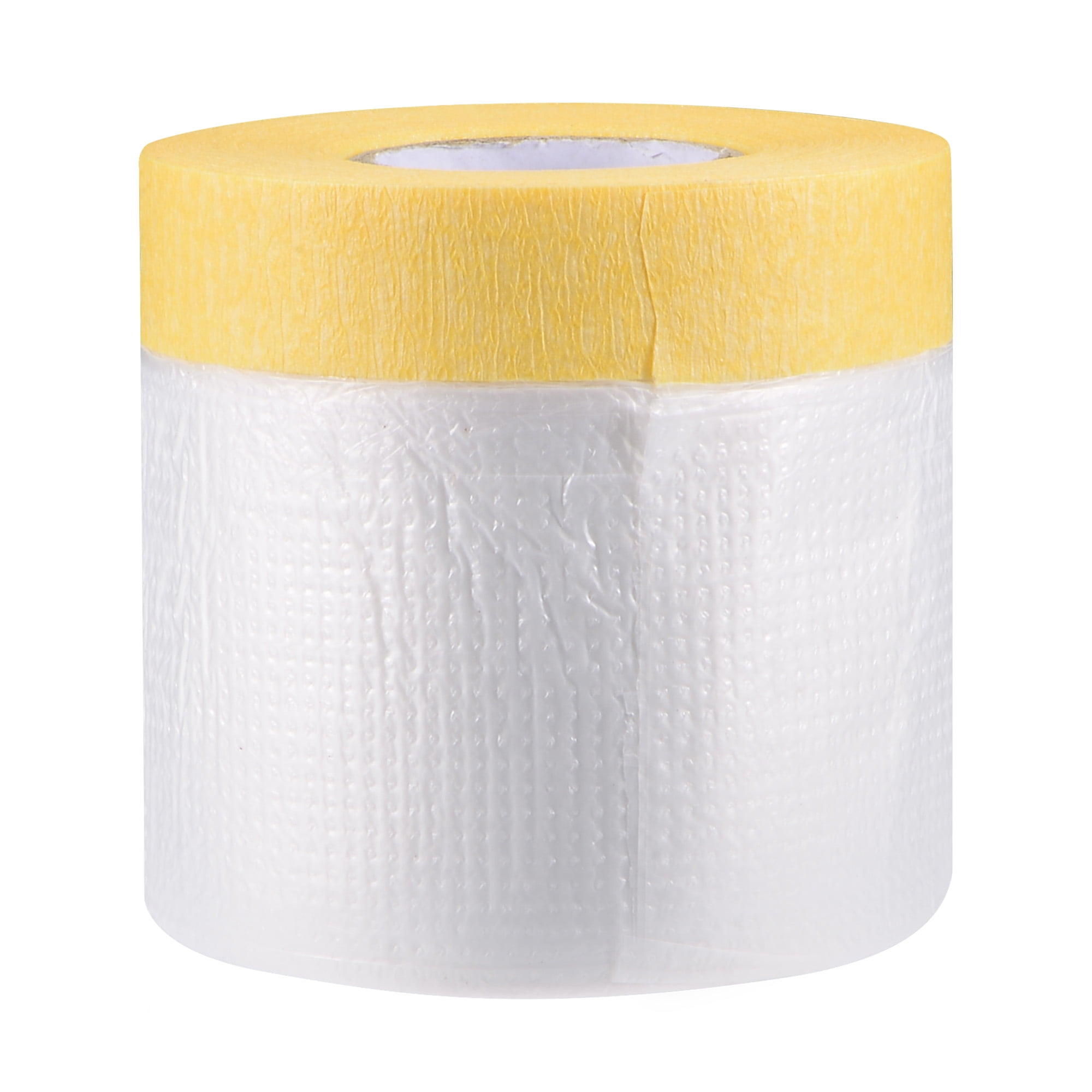 Uxcell 15.7 in x 75 ft PreTaped Masking Film with LowTack Painters
