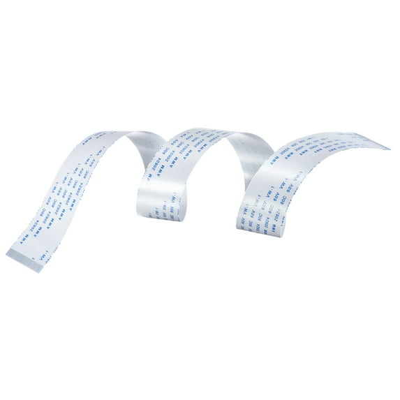 Uxcell 15.75'' 40 Pins FFC FPC Flat Flexible Cable (A Type) for LCD Laptop Plastic White 5pcs