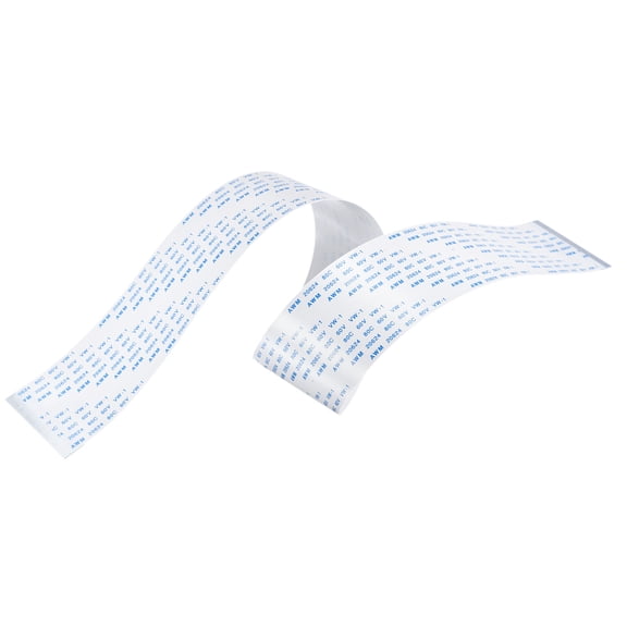 Uxcell 15.75'' 68 Pins FFC FPC Flat Flexible Cable (A Type) for LCD Laptop Plastic White 5pcs