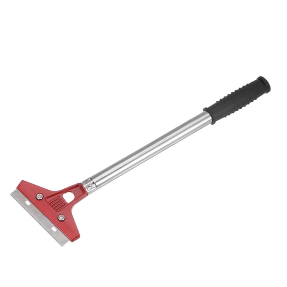 Uxcell 15.75" Floor Scraper Strengthening Alloy Head Flooring Removal Tool with Cover for Window Paint Glass Wall