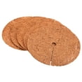 thumbnail image 1 of Uxcell 15" Coconut Fiber Mulch Ring Thick Mat Tree Protector Root Soil Cover, 5 Pack, 1 of 5