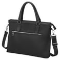 thumbnail image 1 of Uxcell 15 Inches Laptop Briefcase Bag with Adjustable Shoulder Strap, Black, 1 of 6