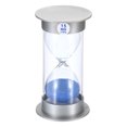 thumbnail image 1 of Uxcell 15 Minute Sand Timer, Sandy Clock, Count Down Sand Glass, Blue Sands, 1 of 5