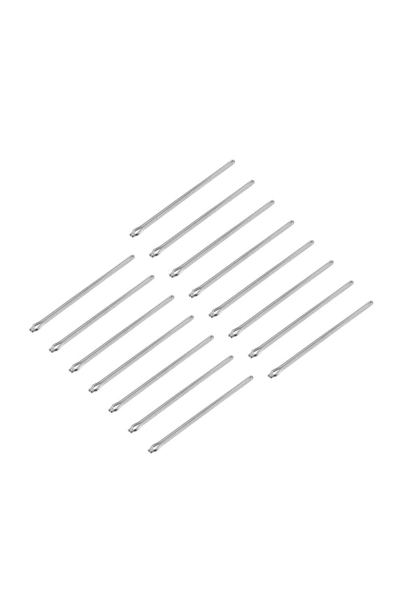 15 Pack 22mm Watch Band Link Cotter Pin, Stainless Steel 0.9mm Dia. Silver Tone