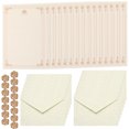 Uxcell 15 Pack Colorful Business Envelopes, 4 x 6 Inch V Flap Parchment ...