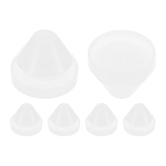 Uxcell 15 Pack Silicone Hole Plugs, Apply to Automotive  (0.35-0.39 Inches, Clear)