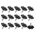 thumbnail image 1 of Uxcell 15-Pack Star Clamping Knobs, 1/4"x14mm Hand Tightening Screws Handle 32mm, 1 of 7