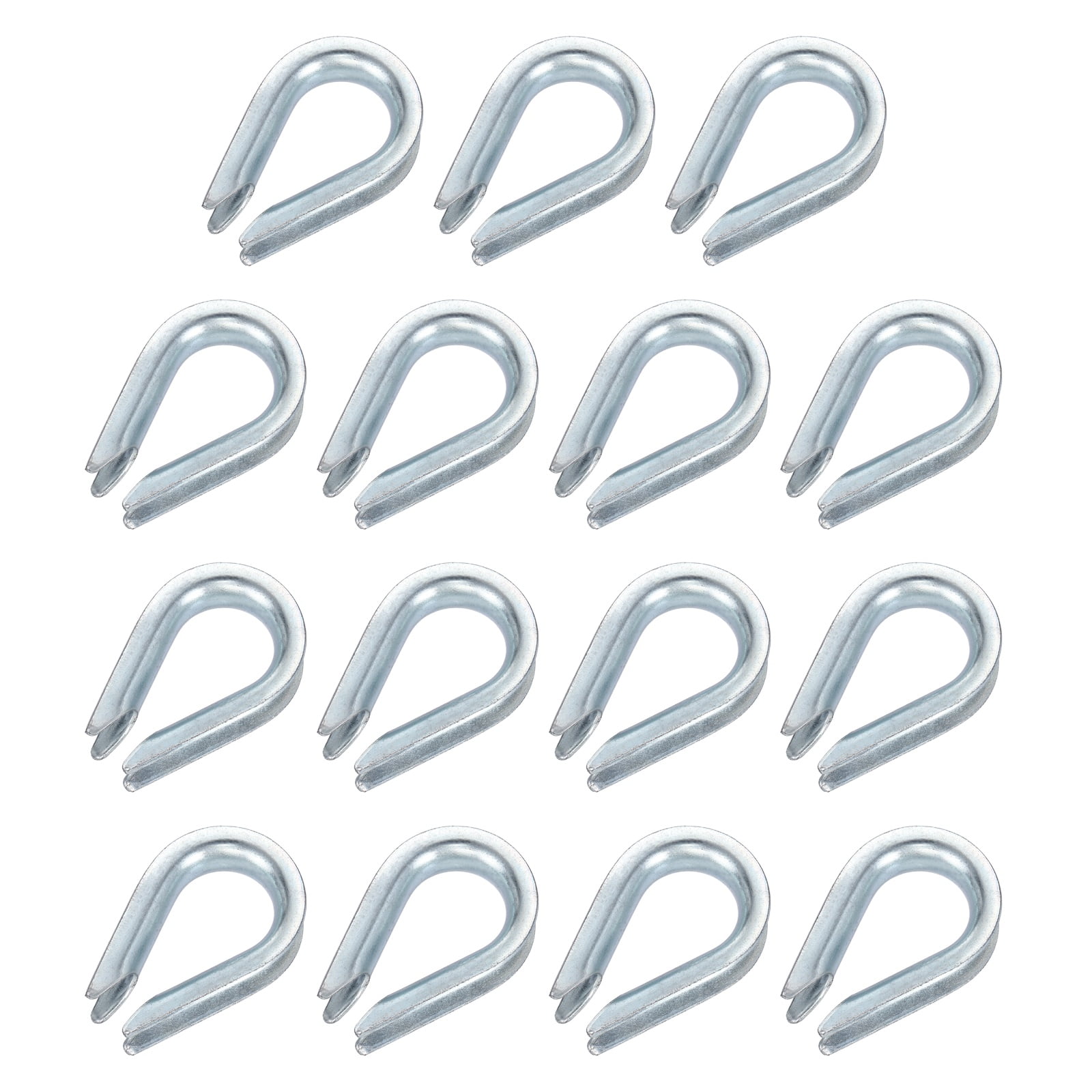 Uxcell 15 Pack Wire Rope Thimble, 5/16