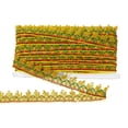 thumbnail image 1 of Uxcell 15 Yards 1.2 Inch Metallic Lace Trim Lace Ribbon Decorated Gimp Trim, Bling Gold, 1 of 3