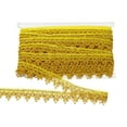 thumbnail image 1 of Uxcell 15 Yards 1.2 Inch Metallic Lace Trim Lace Ribbon Decorated Gimp Trim, Gold, 1 of 3