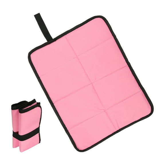 Uxcell 15"x11" Outdoor Sitting Mat 2 Pack Waterproof Oxford Cloth Seat Cushion Mini Folding Foam Pink