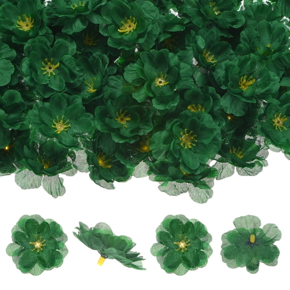 Uxcell 150-Pack Artificial Cherry Blossom Heads, Silk Faux Flower ...