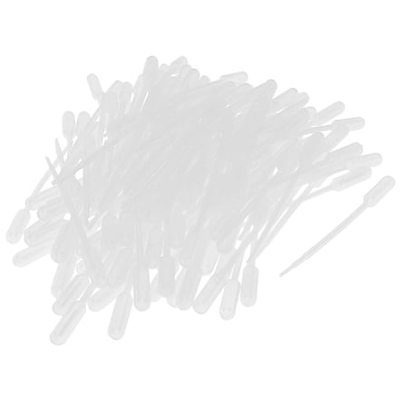 Uxcell 150 Pcs 1mL Disposable Graduated Liquid Transfer Pipette Droppers