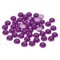 thumbnail image 1 of Uxcell 150Pcs Flatback Pearls Beads for Crafting, 14mm Half Round Resin Beads Flatback Pearls for Nail Charms, Purple, 1 of 6