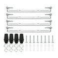 thumbnail image 1 of Uxcell 150mm Ceiling Light Plate Kit Light Fixture Mounting Bracket Plate Crossbar for Pendant Wall Light 4 Set, 1 of 6